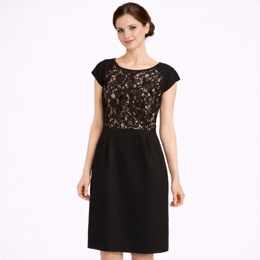 Black Lace Top Dress